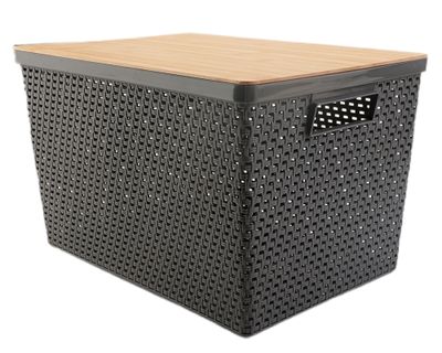 Imagen 2 del producto Caja organizadora Tejido marengo 20 lt