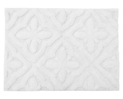 Piso baño Rombos blanco 50x70 cm