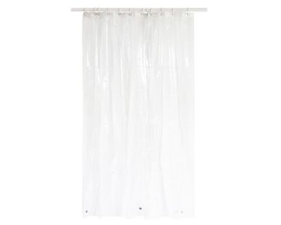 Forro cortina baño Premium transparente 180x180 cm