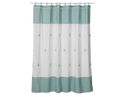 Cortina baño Mariposas 180x180 cm