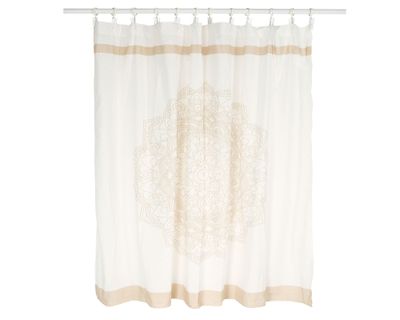 Cortina baño Mandala 180x180 cm