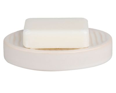 Jabonera Tramas blanco