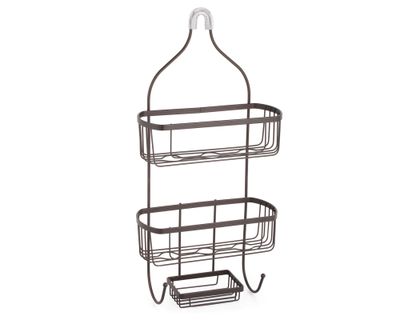 Organizador ducha colgante 2 Pisos negro Antique