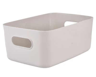 Imagen 2 del producto Canasto + accesorios baño gris claro