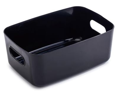 Imagen 2 del producto Caja organizadora baño + cortina + piso negro