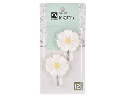 Imagen 2 del producto Gancho cortina Flor