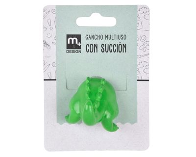 Imagen 2 del producto Gancho cortina con succión Dino verde
