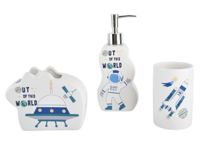 Imagen 1 del producto Accesorio baño Kids Cohete 3 piezas