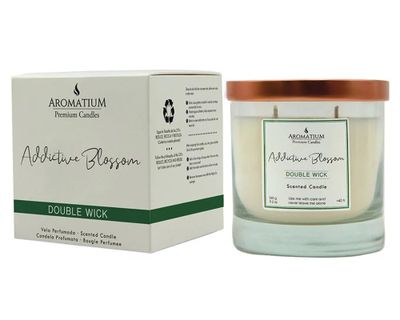 Imagen 2 del producto Vela Premium candles 2 mechas addictive blossom 260 g