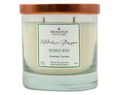 Imagen 1 del producto Vela Premium candles 2 mechas addictive blossom 260 g
