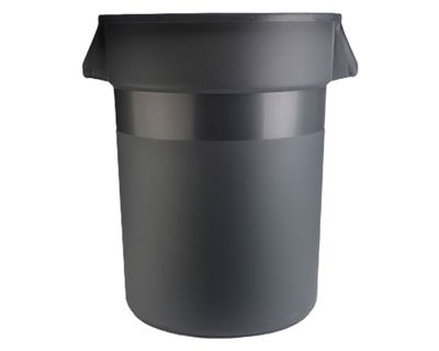 Imagen 2 del producto Basurero jardín sin tapa negro