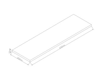 Imagen 2 del producto Repisa Flotante blanco 60 cm