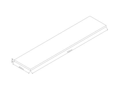 Imagen 2 del producto Repisa Flotante maple 90 cm