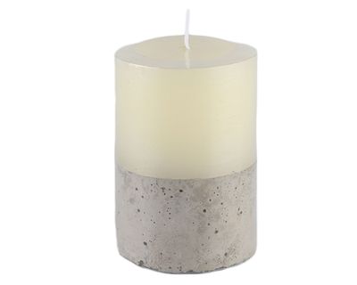 Vela con base de cemento 7x10 cm 400 g