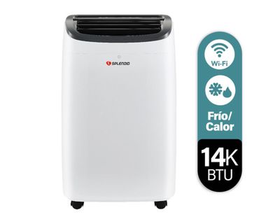Imagen 2 del producto Aire acondicionado portátil 14000 BTU frío/calor WiFi