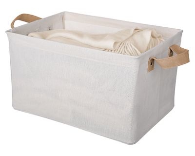 Imagen 2 del producto Canasto con asa crudo 21x26x37.5 cm