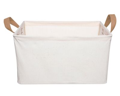 Canasto con asa crudo 21x26x37.5 cm