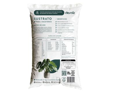 Imagen 2 del producto Abono sustrato macetero plantas interior 22 lt