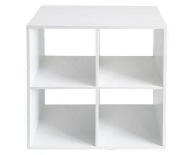 Cubo modular 4 Espacios blanco 66.2x66.2x30.2 cm