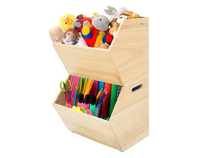 Imagen 2 del producto Canasto natural 30x30x30 cm