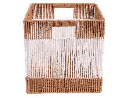 Imagen 2 del producto Canasto alto Bicolor 30x30x30 cm