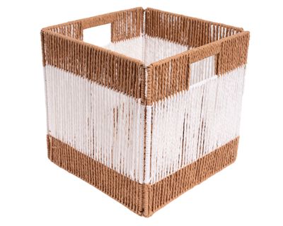 Canasto alto Bicolor 30x30x30 cm