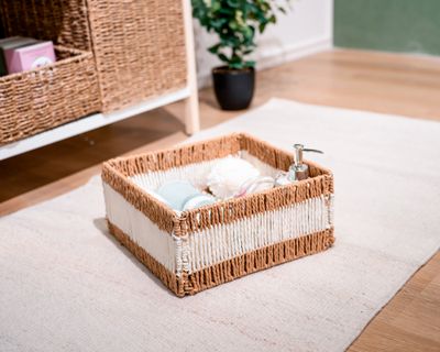 Imagen 2 del producto Canasto bajo Bicolor 15x30x30 cm