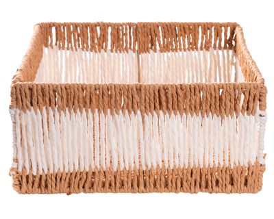 Canasto bajo Bicolor 15x30x30 cm