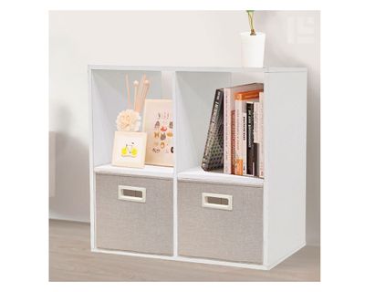 Imagen 2 del producto Canasto plegable textil alto 30x30x30 cm