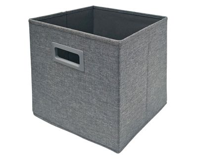 Imagen 1 del producto Canasto plegable textil alto melange 30x30x30 cm