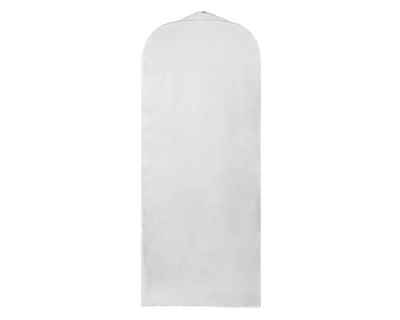 Funda ropa con visor cierre dorado