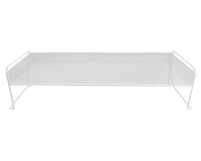 Zapatero apilable Malla blanco