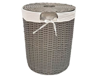 Hamper ratán redondo