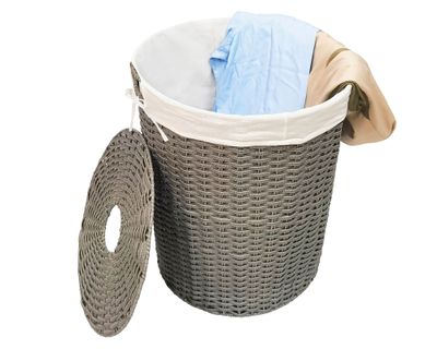 Imagen 2 del producto Hamper ratán redondo