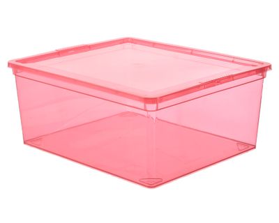 Imagen 1 del producto Caja organizadora Infantil rojo traslucido 18L