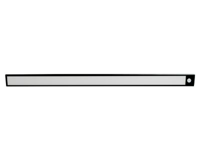 Luminaria 19W 60 cm luz cálida Ultrafina negro