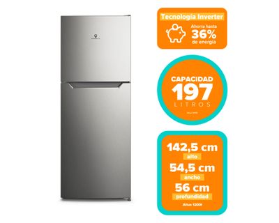 Imagen 2 del producto Refrigerador No frost 197L Altus 1200l