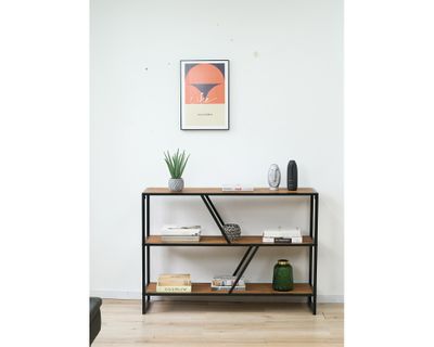 Imagen 2 del producto Repisa Sabina negro/madera 3 Niveles