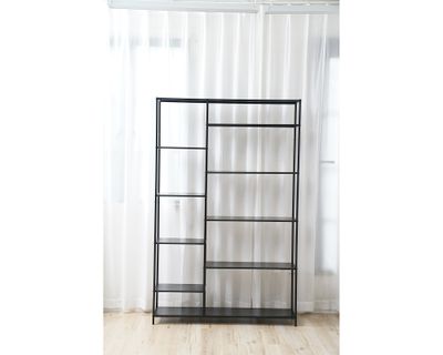 Imagen 2 del producto Repisa multiespacio Frida negro 188x120x30 cm