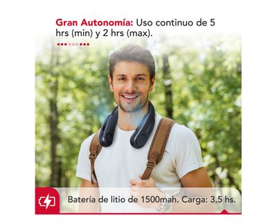 Imagen 2 del producto Ventilador de cuello Thor neck fan black 250 g
