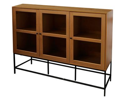 Imagen 2 del producto Buffet alto natural/negro120x160x40 cm