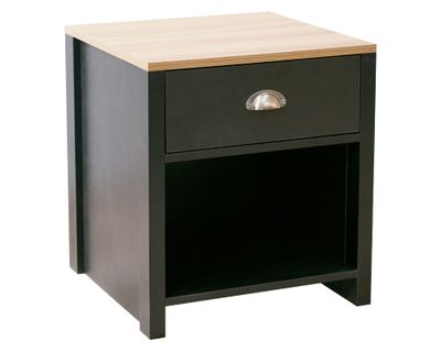 Velador 1 cajón black