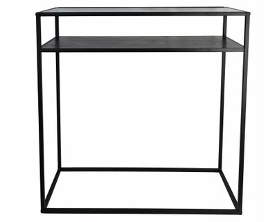 Arrimo Juárez negro 80x80x34 cm