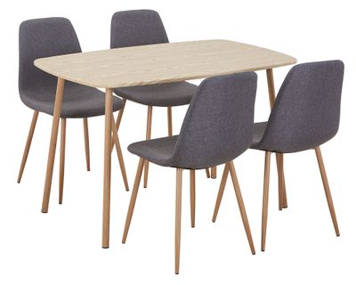 Imagen 2 del producto Comedor Clio 4 sillas 76x120x75 cm