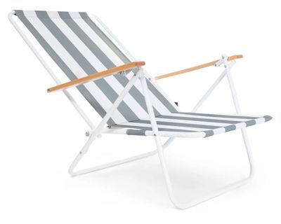 Imagen 2 del producto Silla de playa plegable Confort líneas verde