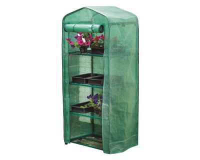 Invernadero mediano verde
