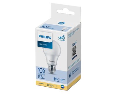 Imagen 2 del producto Ampolleta led 10.5W E27 luz cálida EcoHome