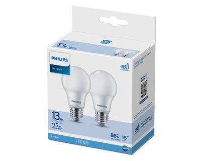 Imagen 2 del producto Ampolleta led 13W E27 luz fría EcoHome 2 un