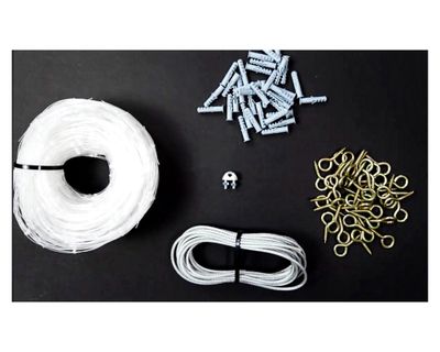 Imagen 2 del producto Kit malla seguridad balcón/ventanas 2x2 m