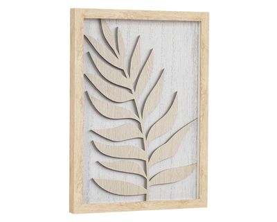 Imagen 2 del producto Cuadro Hoja B 30x40 cm café